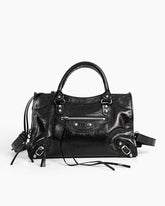 Women's black LA City Calfskin Bag Mini