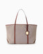 Women's Canvas & Leather Large Emerie Tote Bag