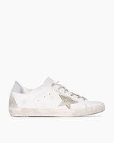 Women's Super Star Distressed Leather Low Top Sneakers