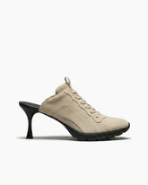 Women’s City Commute Suede High-Heel Sneaker-Sand