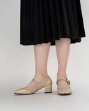 Mary Jane Platform Mid Heel Oxfords Dress Shoes