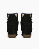 Women's Bekett Suede and Leather High-Top Trainers