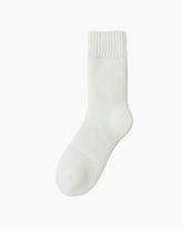 LarosaStyle Women's Multi-colored Cashmere Socks White