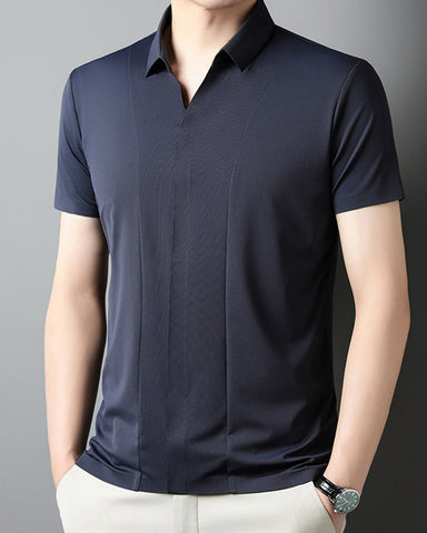 Nylon-Spandex Double-Faced Fabric Polo