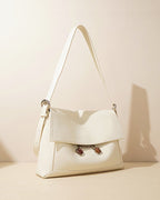 Black Leather Extra Large Soft Tote Shoulder Bag