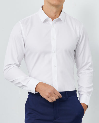 Business Formal Long-sleeved Shirt In 200s Cotton