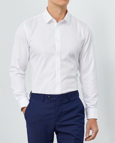 Business Formal Long-sleeved Shirt In 200s Cotton