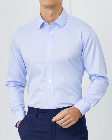 Business Formal Long-sleeved Shirt In 200s Cotton