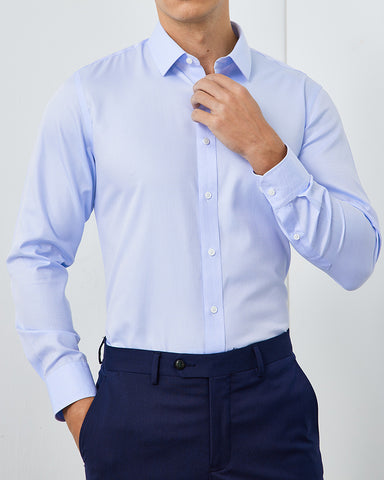 Business Formal Long-sleeved Shirt In 200s Cotton