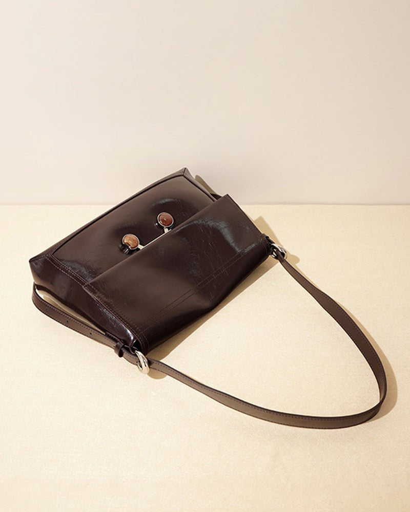 Black Leather Extra Large Soft Tote Shoulder Bag