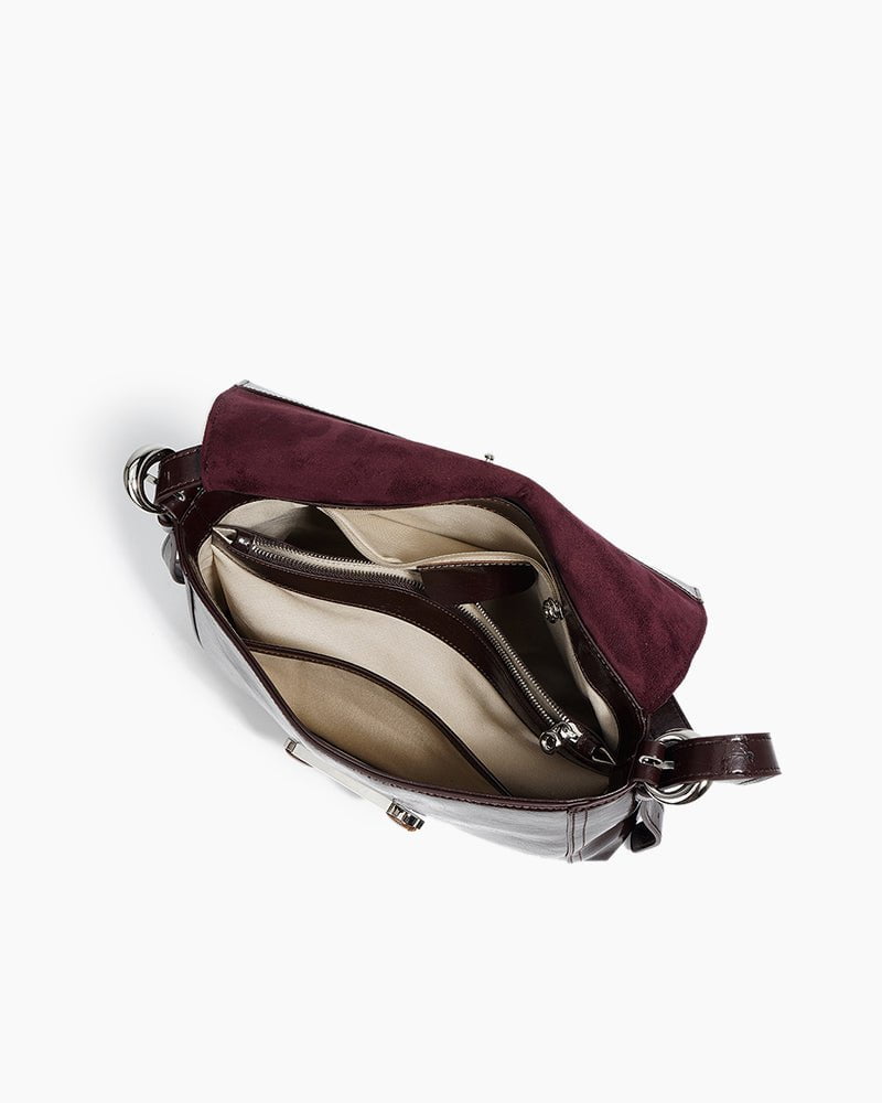 Black Leather Extra Large Soft Tote Shoulder Bag