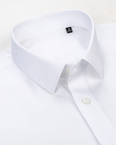 Satin Plain Business Long Sleeve Shirt In 200s Cotton