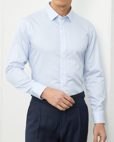 Business Formal Long-sleeved Shirt In 200s Cotton