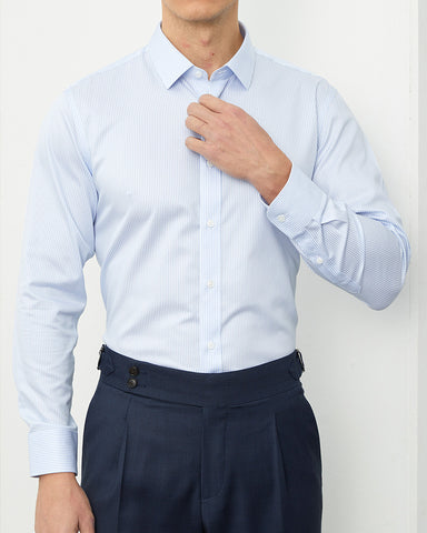 Business Formal Long-sleeved Shirt In 200s Cotton