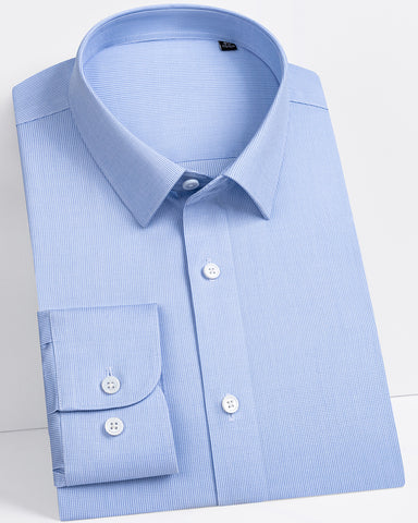 Business Formal Long-sleeved Shirt In 200s Cotton