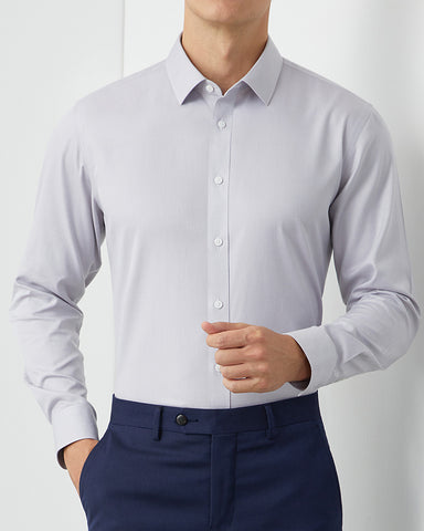 Business Formal Long-sleeved Shirt In 200s Cotton