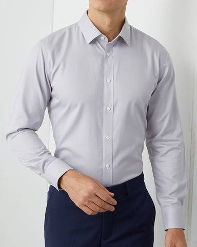 Business Formal Long-sleeved Shirt In 200s Cotton