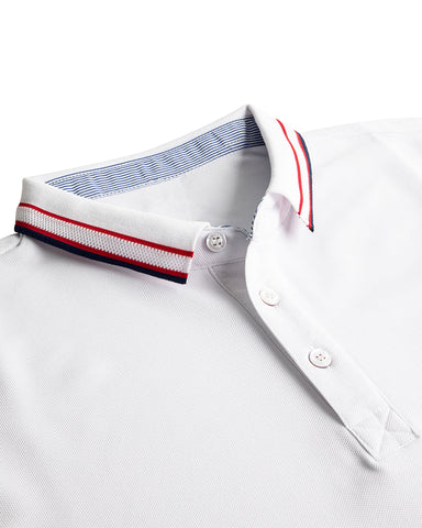 Classic Colorblock Lapel Polo Shirt