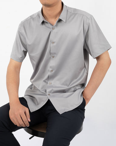 Luxurious Satin Short Sleeved shirt