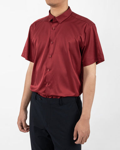 Luxurious Satin Short Sleeved shirt