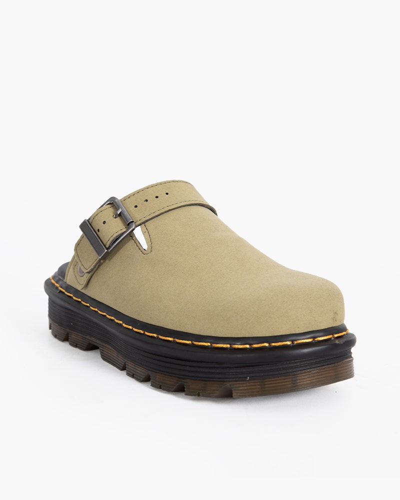 Suede Casual Slingback Platform Clogs – Stylish Comfort