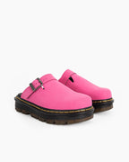 Women's Suede Casual Slingback Platform Clogs Mules