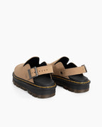 Women's Suede Casual Slingback Platform Clogs Mules