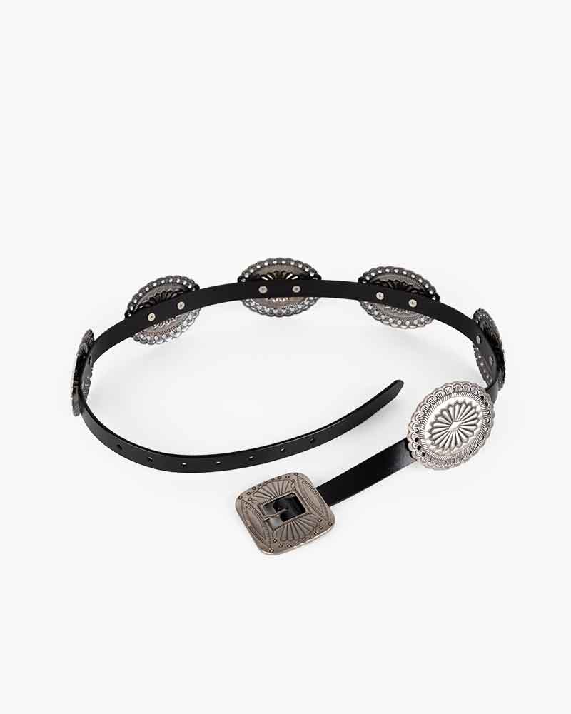 Lauren Decorative Buckles Waistband