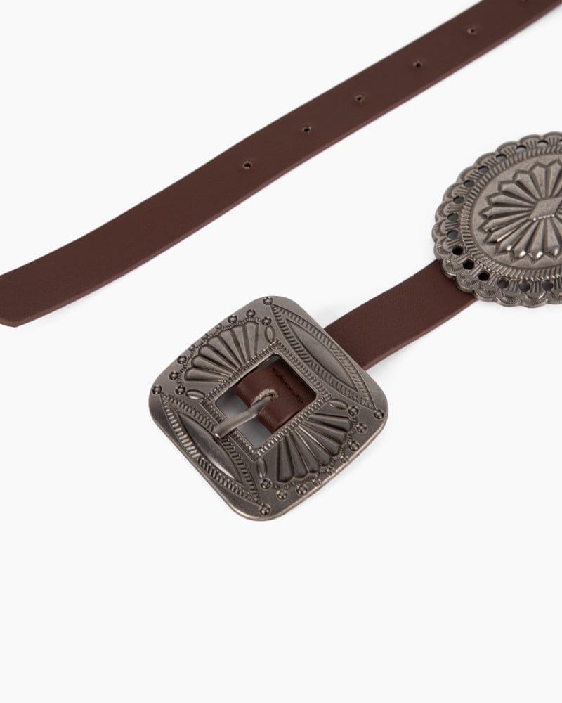 Lauren Decorative Buckles Waistband