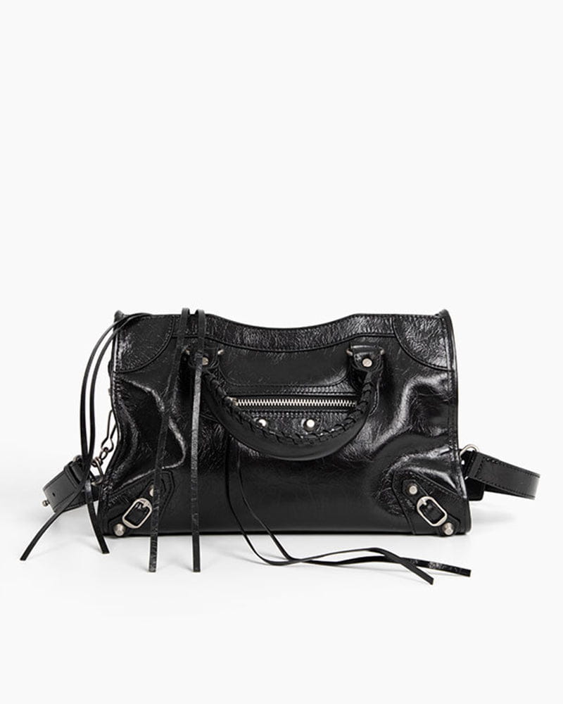 Women's black  LA City Calfskin Bag Small