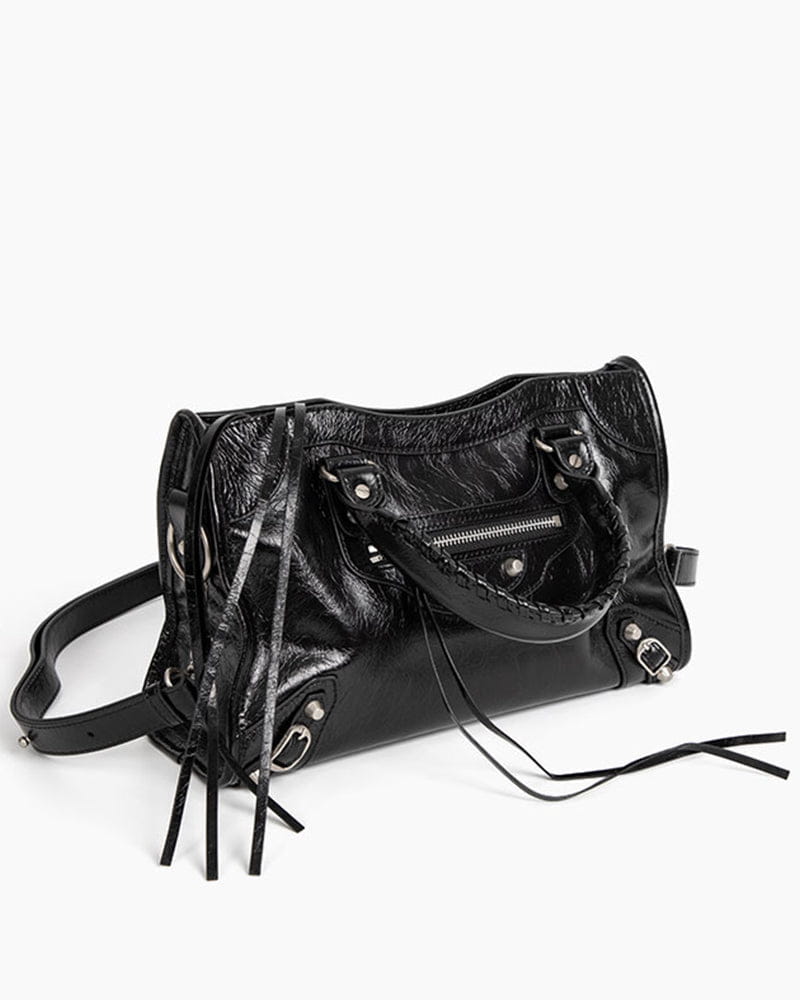 Women's black  LA City Calfskin Bag Small