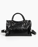 Women's black  LA City Calfskin Bag Small