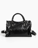 Women's black  LA City Calfskin Bag Mini
