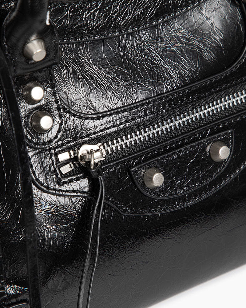 Women's black  LA City Calfskin Bag Small