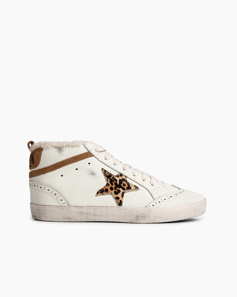 Women's Mid Star Leather Sneakers
