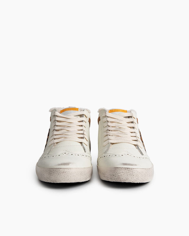 Women's Mid Star Leather Sneakers