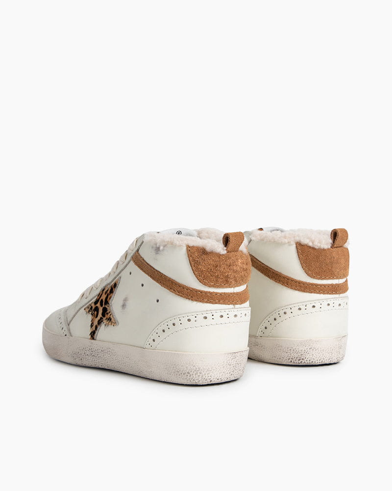 Women's Mid Star Leather Sneakers
