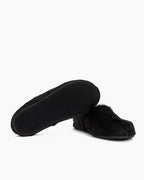 Designer Real Fur Slides Clogs Mules Flat Luxury Slippers