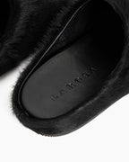 Designer Real Fur Slides Clogs Mules Flat Luxury Slippers