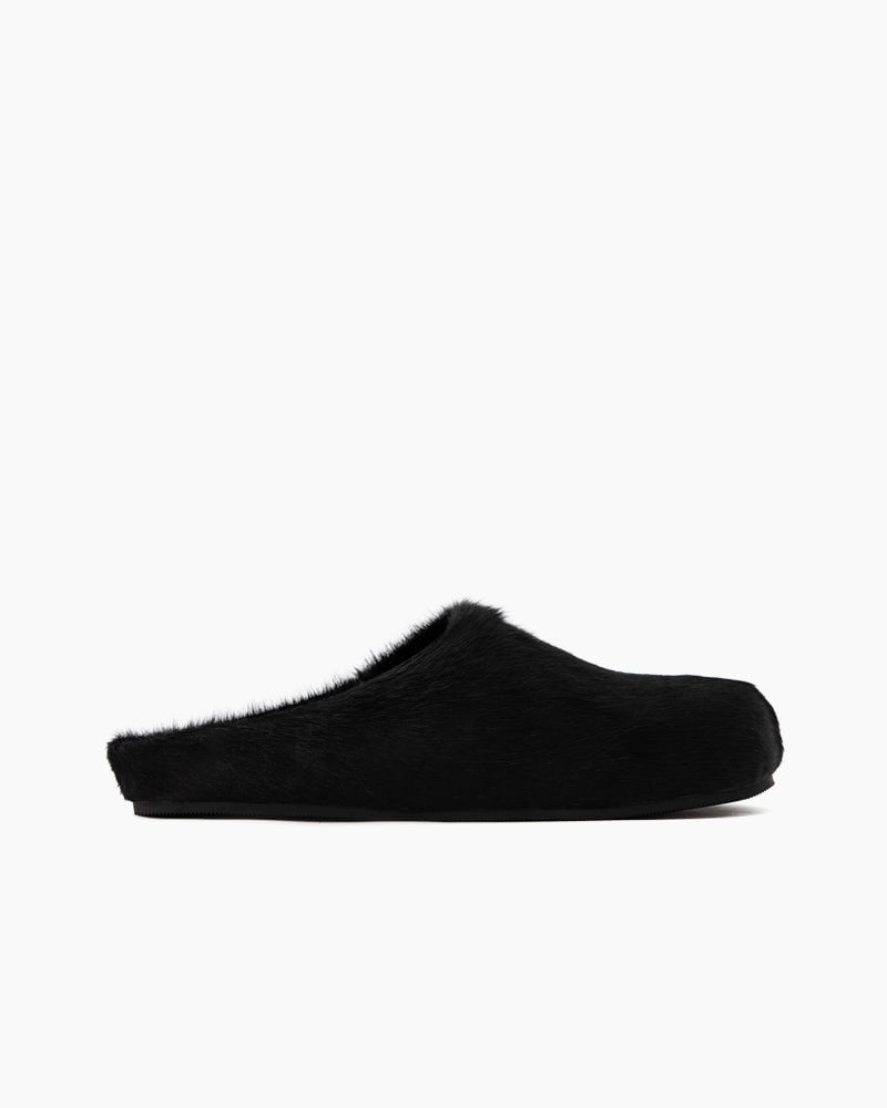 Designer Real Fur Slides Clogs Mules Flat Luxury Slippers (Women)