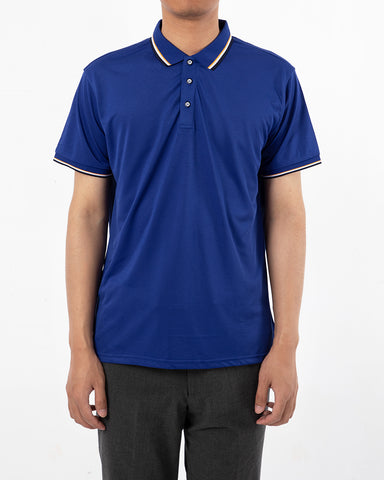 Classic Short Sleeve Dual Tipped Collar Polo