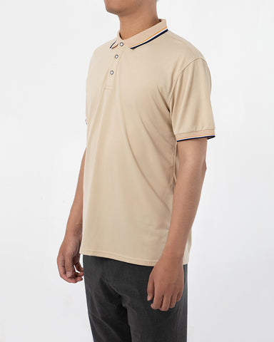 Classic Short Sleeve Dual Tipped Collar Polo