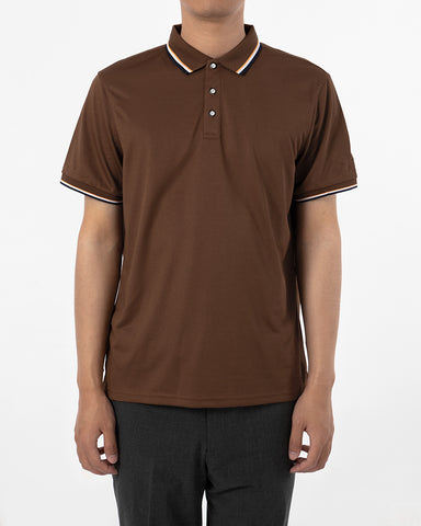 Classic Short Sleeve Dual Tipped Collar Polo