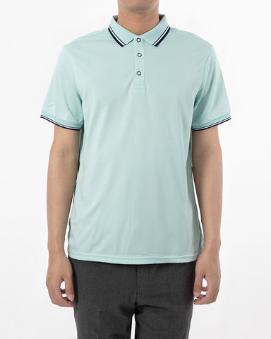 Classic Short Sleeve Dual Tipped Collar Polo