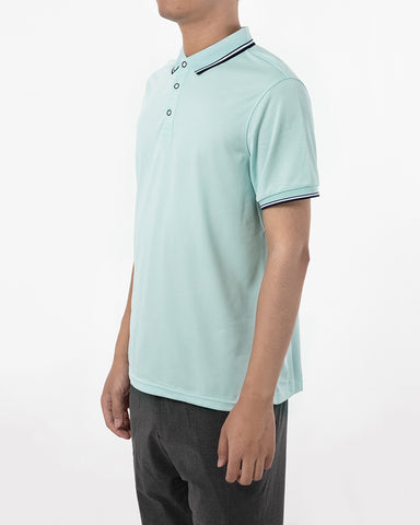 Classic Short Sleeve Dual Tipped Collar Polo