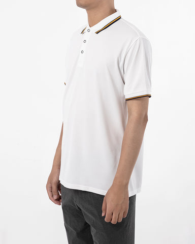 Classic Short Sleeve Dual Tipped Collar Polo