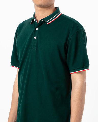 Classic Colorblock Lapel Polo Shirt