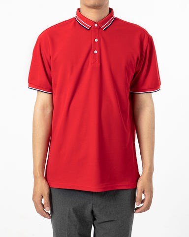 Classic Colorblock Lapel Polo Shirt