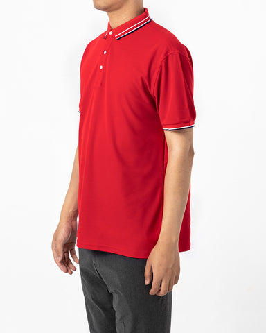 Classic Colorblock Lapel Polo Shirt