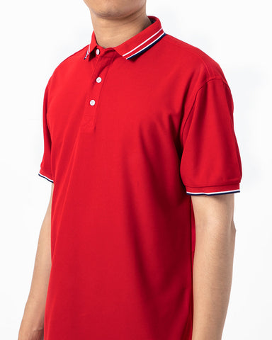 Classic Colorblock Lapel Polo Shirt